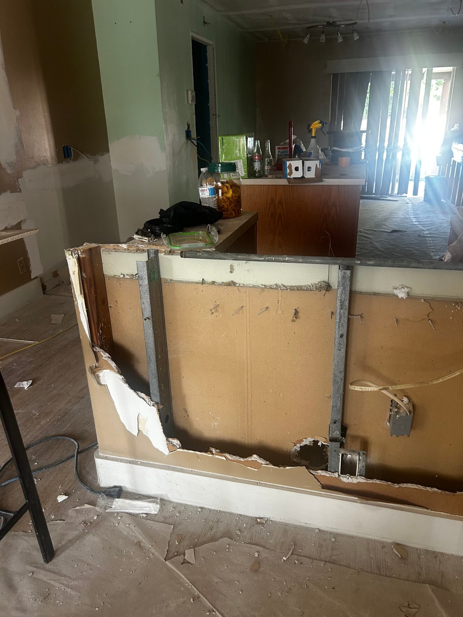 Flooring installation in Lake worth Fl Custom cabinet shelving and home improvement project